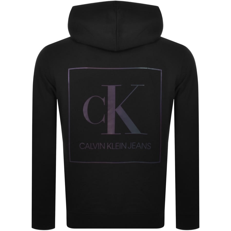 Alternative Image for ProductCalvin Klein Jeans Iridescent Hoodie Black2